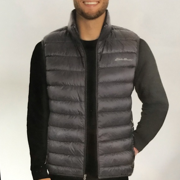 eddie bauer microlight down vest